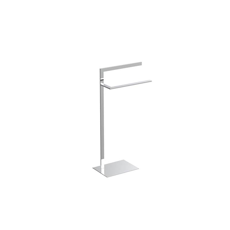 Neelnox - Collection FREE STANDING TOWEL BAR Finish: Matte White - Matte White