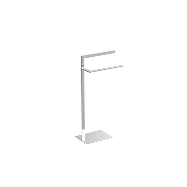 Neelnox - Collection FREE STANDING TOWEL BAR Finish: Matte White - Matte White