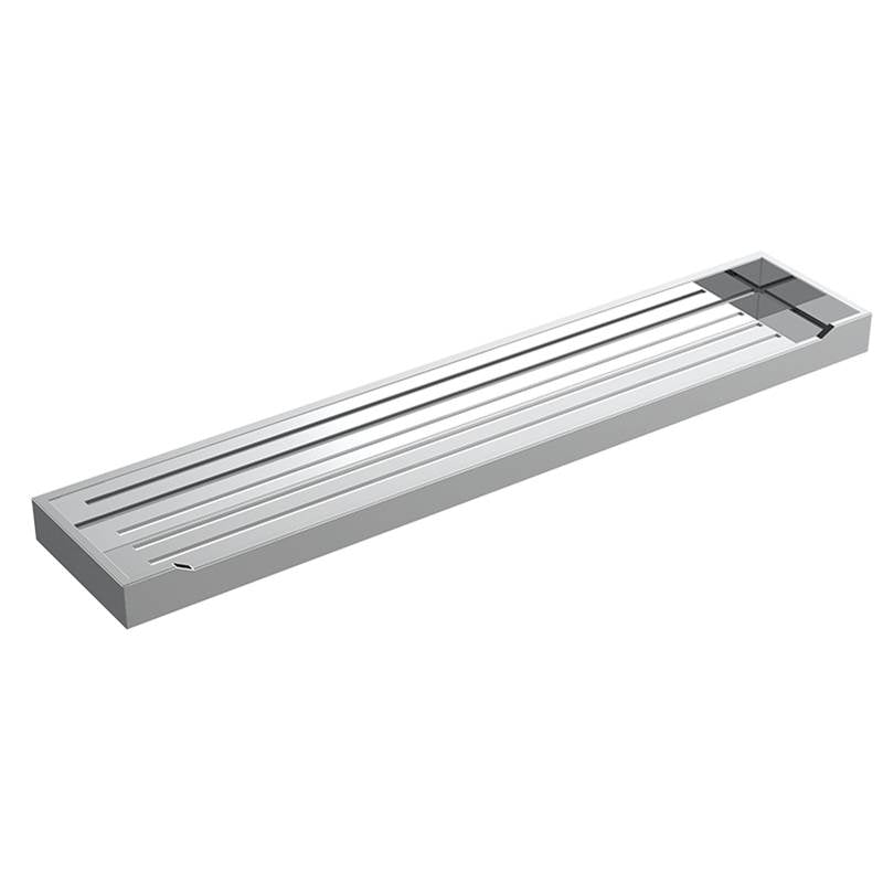 Neelnox - Series 580 Shower Shelf Size 24 x 4.9 x 1.4 inch Finish: Matte White - Matte White