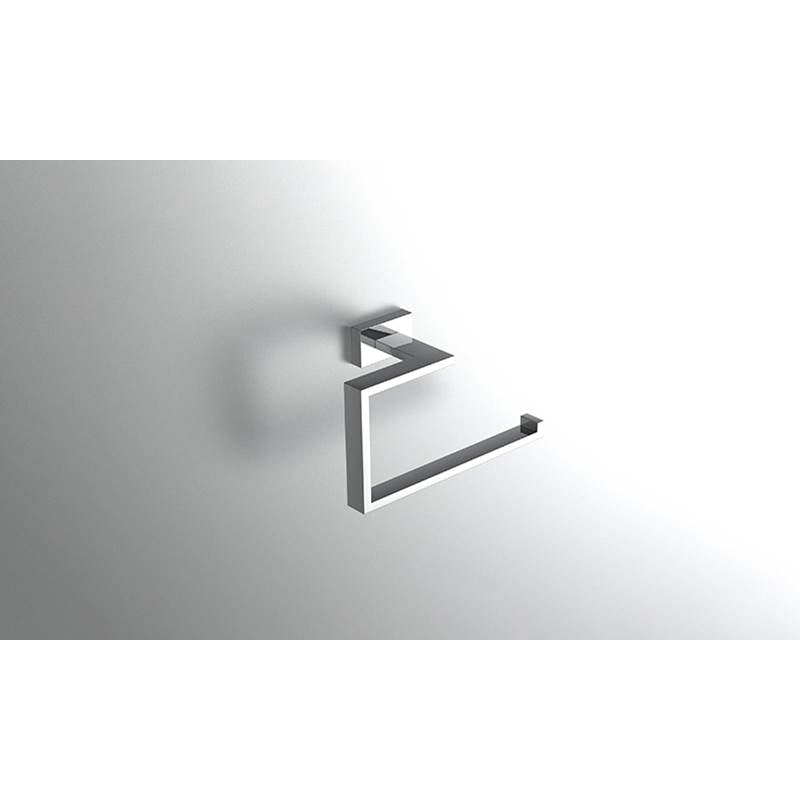 Neelnox - Collection Argyle Towel Ring Finish: Matte White - Matte White