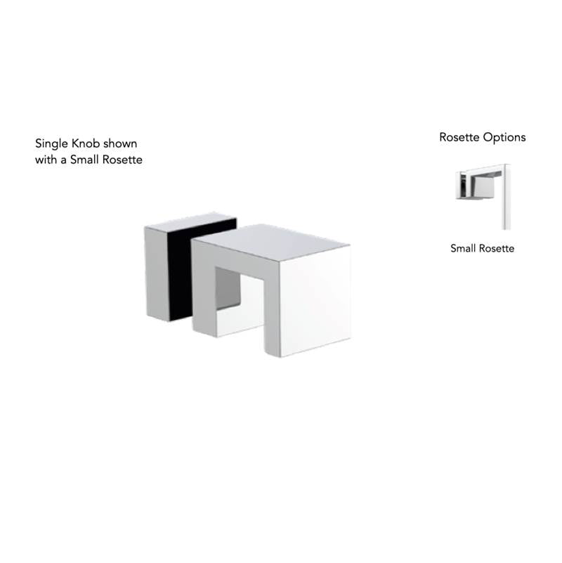 Neelnox - Collection Avant Garde  Single Knob    Standard Rosette Finish: Matte White - Matte White