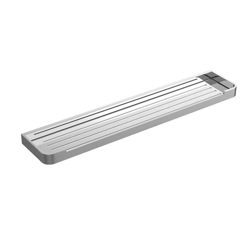 Neelnox - Series 550 Shower Shelf Size 24 x 4.9 x 1.2 inch Finish: Matte White - Matte White