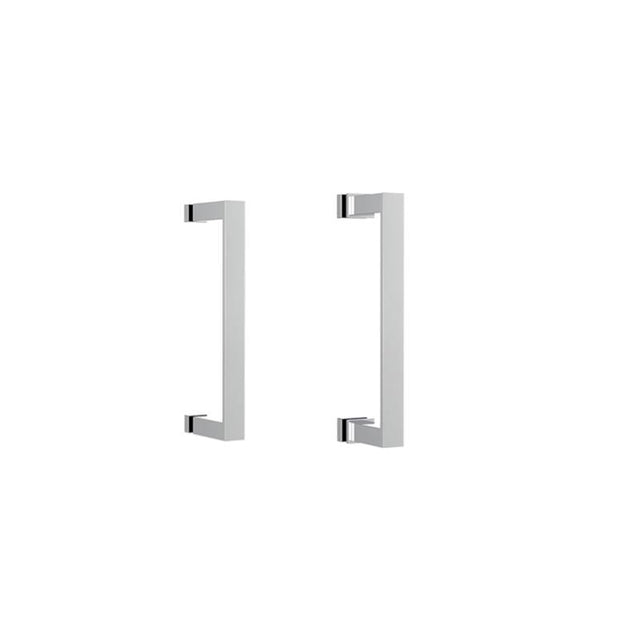 Neelnox - Collection GRANDE 24'' Single Door Handle   Medium Rosette Finish: Matte White - Matte White