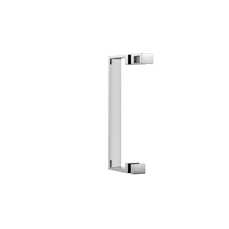 Neelnox - Collection Avant Garde 30'' Door Handle With Knob  Standard Rosette Finish: Matte White - Matte White