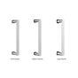 Neelnox - Collection BEAUMONT 6'' Single Door Handle   Small Rosette Finish: Matte White - Matte White