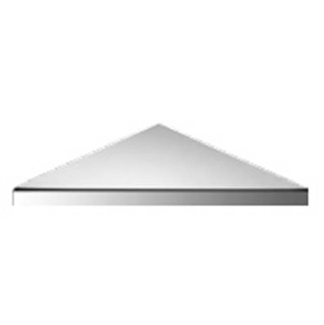 Neelnox - Series 300 Corner Shelf Size 9  x 9  x 5/8 inch Finish: Polished Rose Gold - Polished Rose Gold