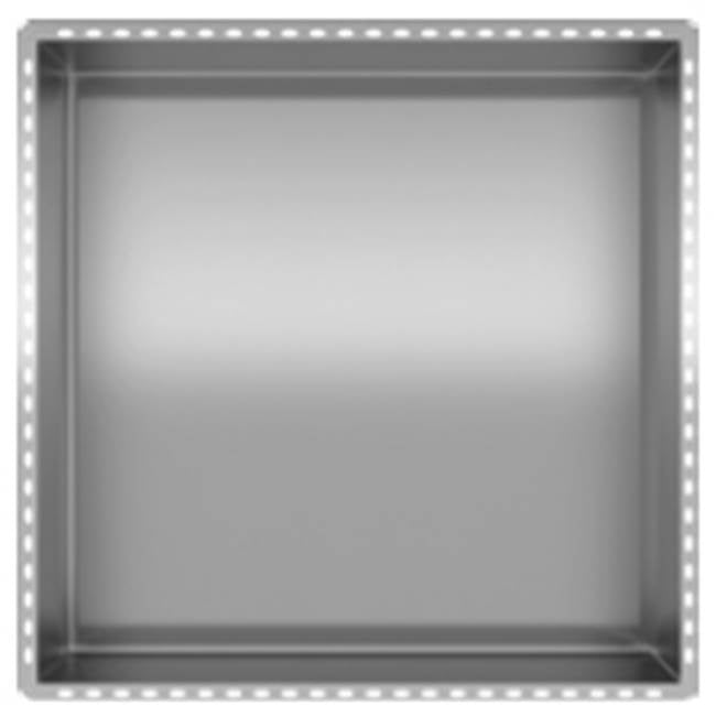Neelnox - Series Origin Undermount Niche Installed Size18 x 18 x 3.8 Finish: Matte White - Matte White