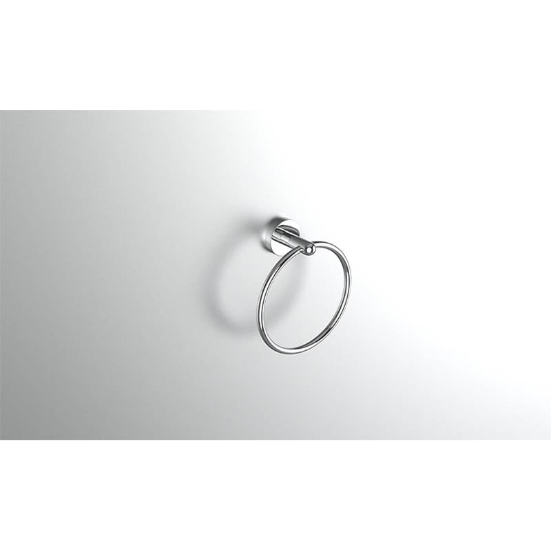Neelnox - Collection Aire Towel Ring Finish: Matte White - Matte White