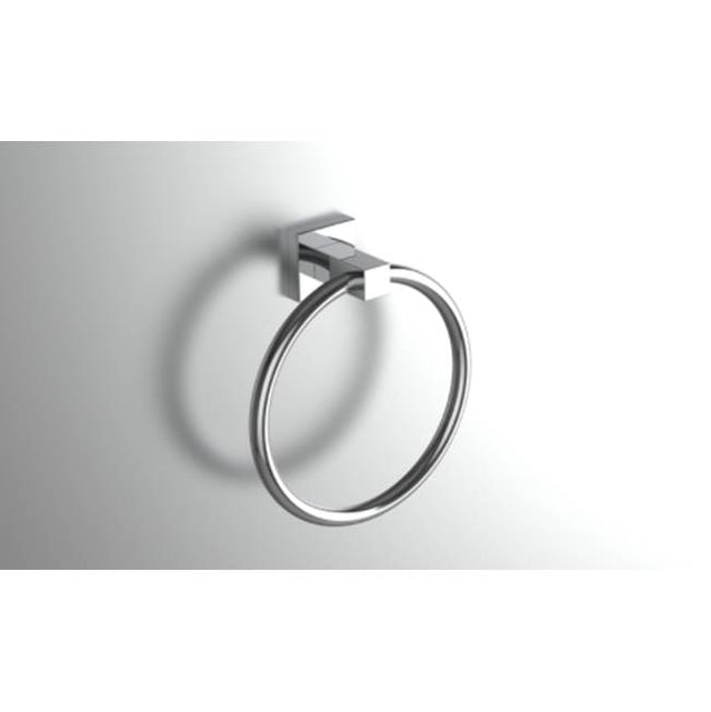 Neelnox - Collection ARTE Towel Ring  Finish: Polished Black - Polished Black
