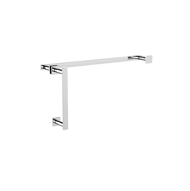 Neelnox - Collection RHYME 6x18'' Offset Door Handle   Standard Rosette Finish: Matte White - Matte White