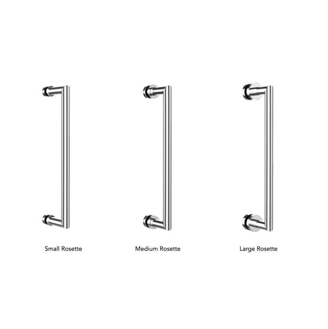Neelnox - Collection FORM 6'' Single Door Handle   Large Rosette Finish: Matte White - Matte White
