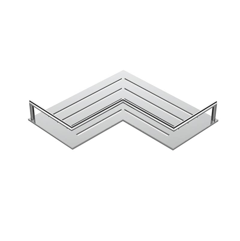 Neelnox - Series 550 Shower Shelf Size 9 x 9 x 1.7 inch Finish: Matte White - Matte White