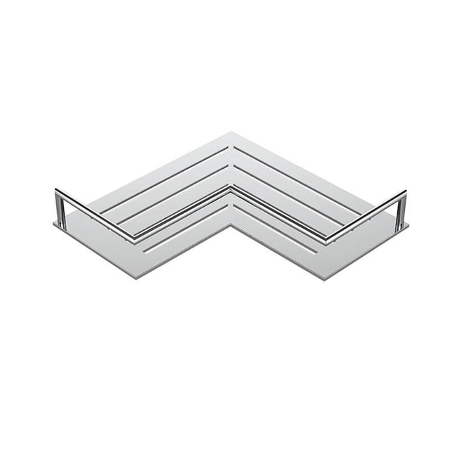 Neelnox - Series 550 Shower Shelf Size 9 x 9 x 1.7 inch Finish: Matte White - Matte White