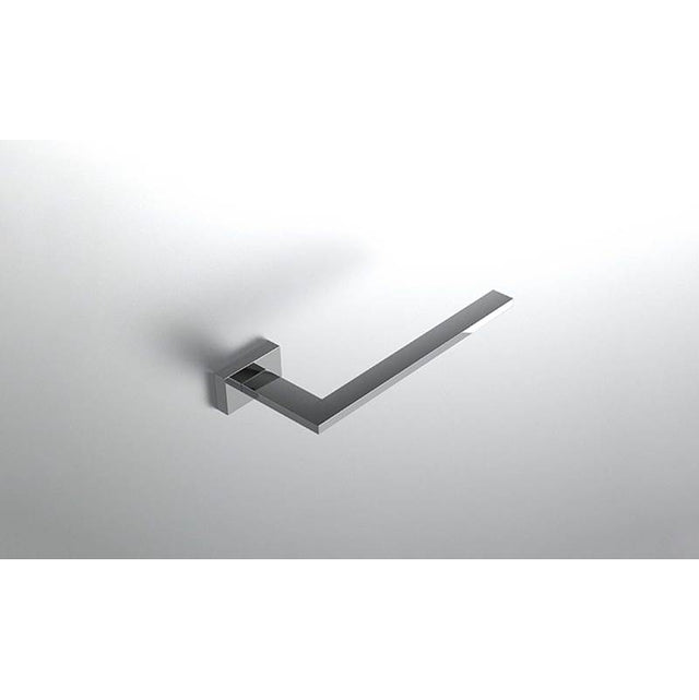 Neelnox - Collection Argyle Towel Ring single Left Finish: Matte White - Matte White