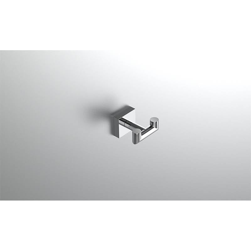 Neelnox - Collection Navigator Robe Hook Double Finish: Matte White - Matte White
