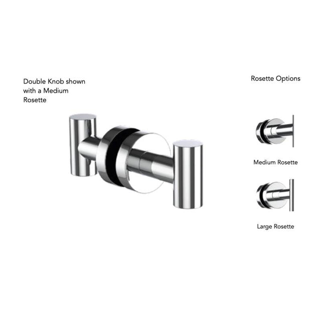 Neelnox - Collection MASTERPIECE  Double Knob    No Rosette Finish: Matte White - Matte White