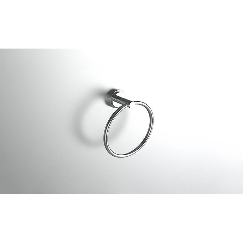 Neelnox - Collection Eloquence Towel Ring Finish: Matte White - Matte White