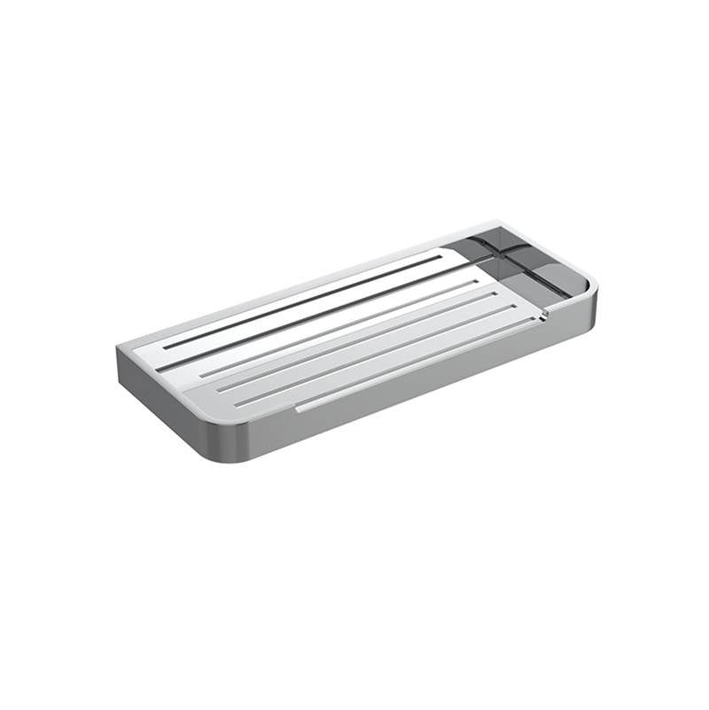 Neelnox - Series 550 Shower Shelf Size 12 x 4.9 x 1.2 inch Finish: Matte White - Matte White