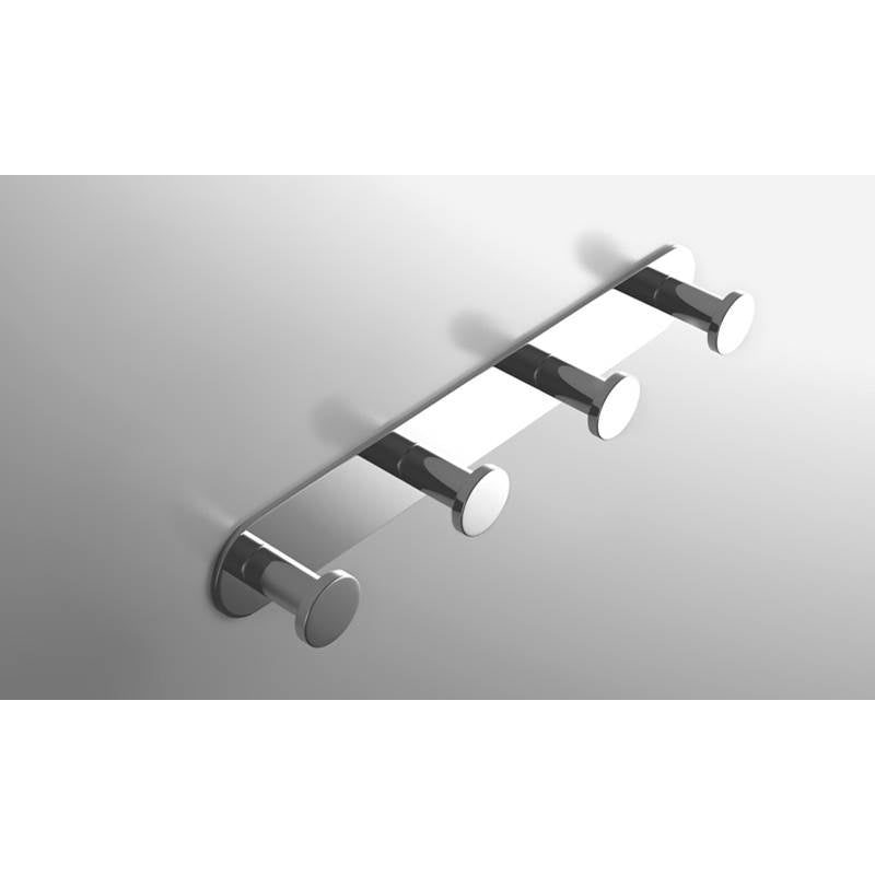 Neelnox - Collection Form Robe Hook Quadruple Finish: Matte White - Matte White