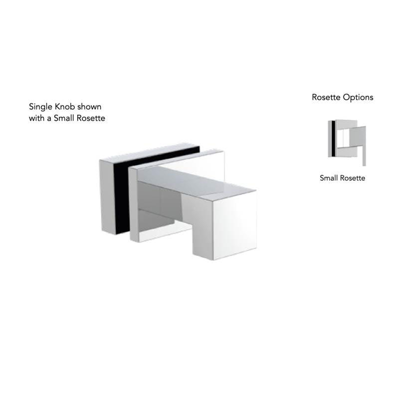 Neelnox - Collection ARGYLE  Single Knob    Standard Rosette Finish: Matte White - Matte White