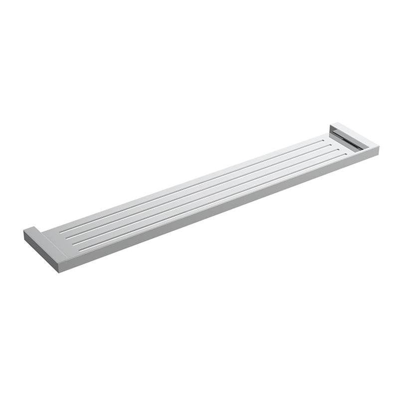 Neelnox - Series 560 Shower Shelf Size 24.8 x 4.4 x 0.8 inch Finish: Matte White - Matte White