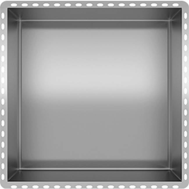 Neelnox - Series Origin Undermount Niche Installed Size12 x 12 x 3.8 Finish: Brushed Modern Bronze - Brushed Modern Bronze