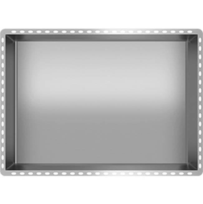 Neelnox - Series Origin Undermount Niche Installed Size18 x 12 x 3.8 Finish: Brushed Modern Bronze - Brushed Modern Bronze