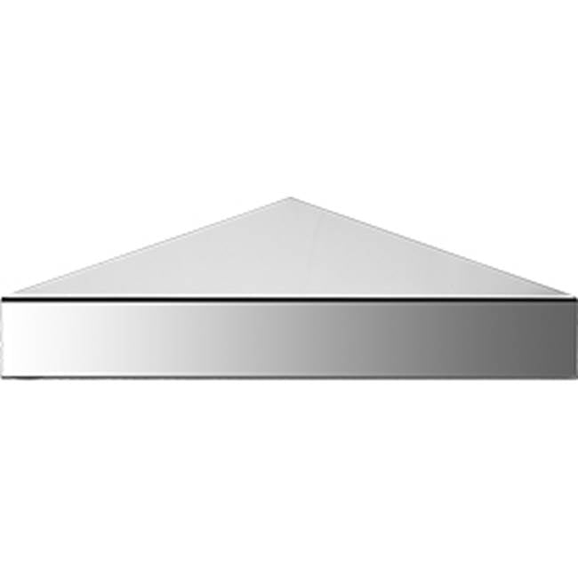 Neelnox - Series 300 Corner Shelf Size 7.5  x 7.5  x 5/8 inch Finish: Brushed Modern Bronze - Brushed Modern Bronze
