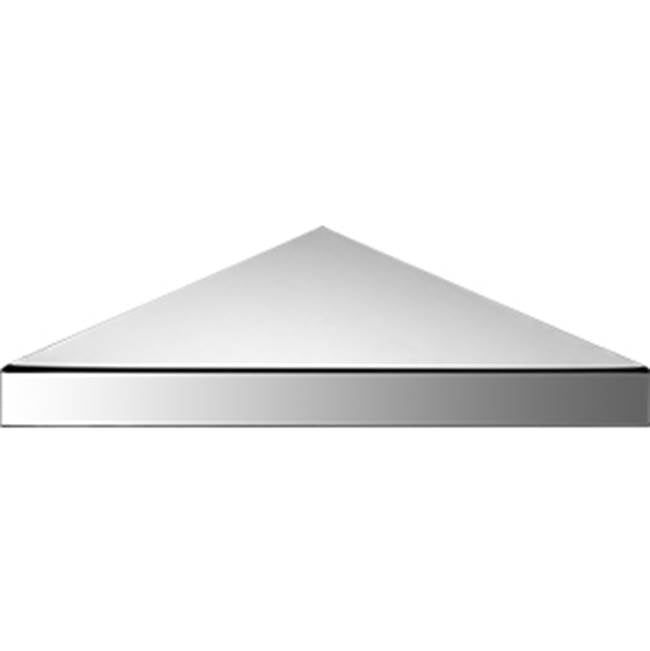 Neelnox - Series 300 Corner Shelf Size 9  x 9  x 5/8 inch Finish: Brushed Modern Bronze - Brushed Modern Bronze