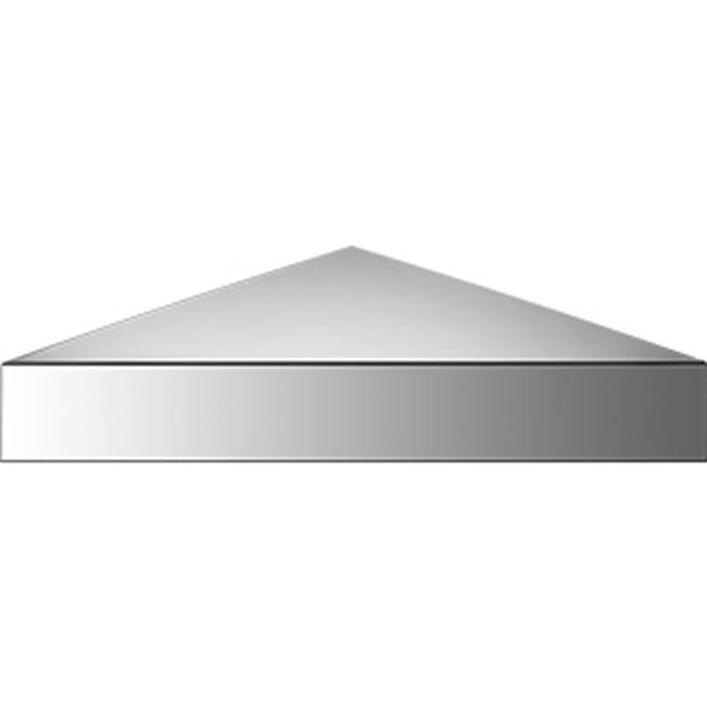 Neelnox - Series 300 Corner Shelf Size 10 3/4  x 10 3/4  x 1 1/4 inch Finish: Brushed Modern Bronze - Brushed Modern Bronze