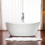 Neptune Rouge - Freestanding One Piece FLORENCE 32x60, Chrome Drain, White - White