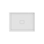 Neptune Rouge - ROUGE shower base 36x48, Central Drain, with Right tiling flange 2 sides, 48'' Opening, White - White