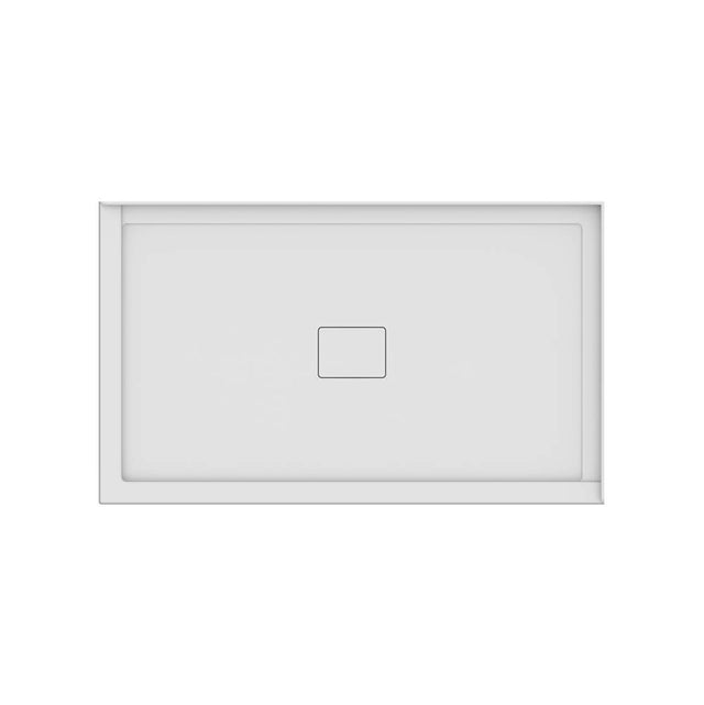 Neptune Rouge - ROUGE shower base 36x60, Central Drain, with Right tiling flange 2 sides, 60'' Opening, White - White