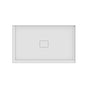 Neptune Rouge - ROUGE shower base 36x60, Central Drain, with Right tiling flange 2 sides, 60'' Opening, White - White