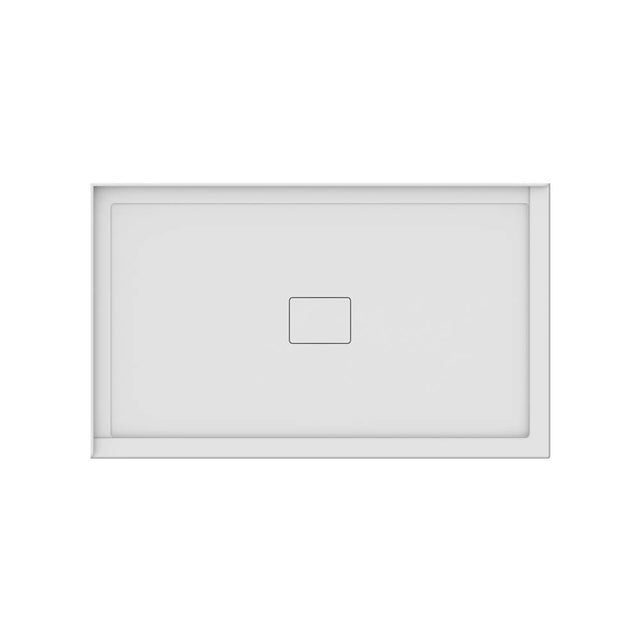 Neptune Rouge - ROUGE shower base 36x60, Central Drain, with Left tiling flange 2 sides, 60'' Opening, White - White