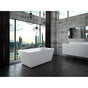 Neptune Rouge - Freestanding One Piece AMAZE 32x66, Rectangle, Mass-Air, Chrome Drain, White - White