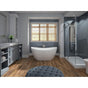Neptune Rouge - Freestanding One Piece FLORENCE 32x66, Rouge-Air, Chrome Drain, White - White