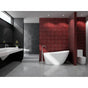 Neptune Rouge - Freestanding One Piece MALAGA 32x60, Rouge-Air, Chrome Drain, White - White