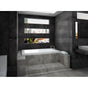 Neptune Rouge - MUNICH bathtub 32x60, with Chrome Drain and Removable Overflow cover, White - White