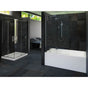 Neptune Rouge - LEMANS bathtub 30x60 with Tiling Flange and Skirt, Rouge-Air, Right Drain, White - White