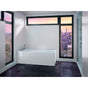 Neptune Rouge - ZURICH Bathtub 32x60, with Left Tiling Flange and Skirt on 2 sides, Mass-Air, Left Drain, White - White
