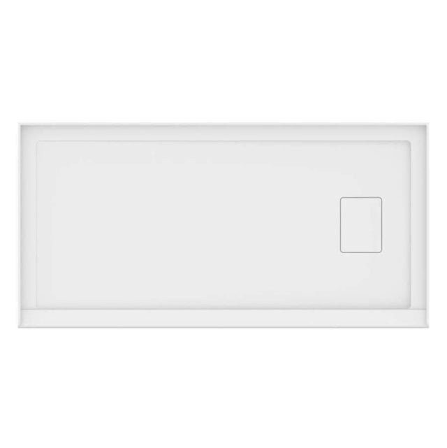 Neptune Rouge - ROUGE shower base 30x60, Right Drain, with tiling flange 3 sides, 60'' Opening, White - White
