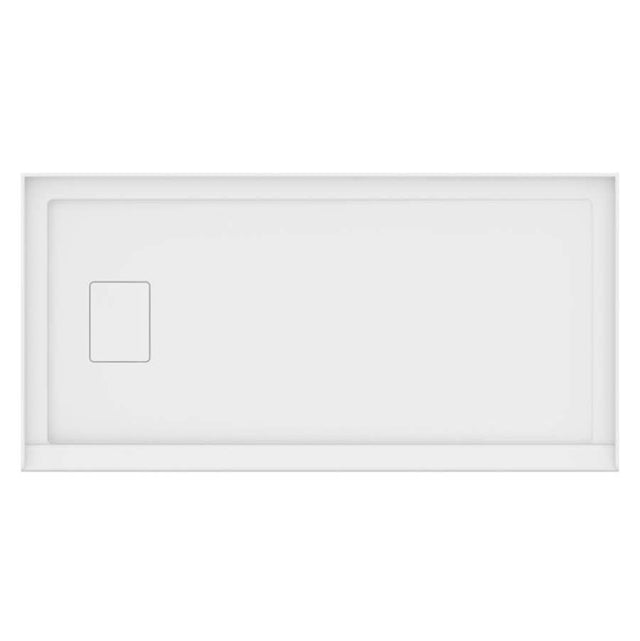 Neptune Rouge - ROUGE shower base 30x60, Left Drain, with tiling flange 3 sides, 60'' Opening, White - White