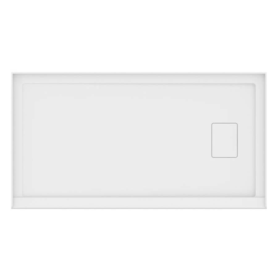 Neptune Rouge - ROUGE shower base 32X60, Right Drain, with tiling flange 3 sides, 60'' Opening, White - White