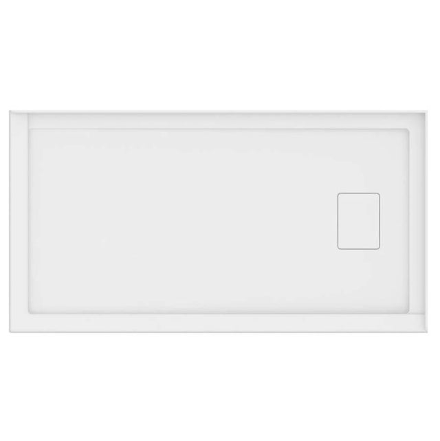Neptune Rouge - ROUGE shower base 32X60, Right Drain, with Right tiling flange 2 sides, 60'' Opening, White - White