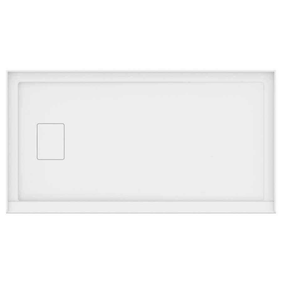 Neptune Rouge - ROUGE shower base 32X60, Left Drain, with tiling flange 3 sides, 60'' Opening, White - White
