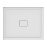 Neptune Rouge - ROUGE shower base 34x42, Central Drain, with Left tiling flange 2 sides, 42'' Opening, White - White