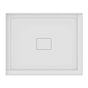 Neptune Rouge - ROUGE shower base 34x42, Central Drain, with Left tiling flange 2 sides, 42'' Opening, White - White