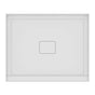 Neptune Rouge - ROUGE shower base 34x42, Central Drain, with tiling flange 3 sides, 42'' Opening, White - White