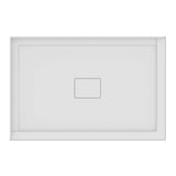 Neptune Rouge - ROUGE shower base 32x48, Central Drain, with Right tiling flange 2 sides, 48'' Opening, White - White